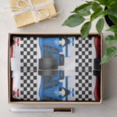 Papier Mousseline Voitures de course (Cadeau)