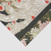 Papier Mousseline VOL AMOUR PHOENIX, Plumes, Coeurs Saint-Valentin (Détail)