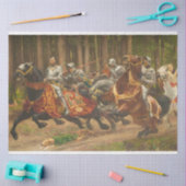 Papier Mousseline Vol de Charles le Téméraire à cheval (Artisanat)