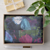 Papier Mousseline Vol de Papillon Abstrait Vibrant (1) (Cadeau)