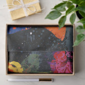 Papier Mousseline Vol de Papillon Abstrait Vibrant (10) (Cadeau)