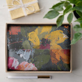 Papier Mousseline Vol de papillon abstrait vibrant (2) (Cadeau)