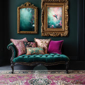 Papier Mousseline Vol du colibri, Ethereal Floral