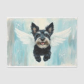 Papier Mousseline Voler Chien Chien Chien Chien Chien Avec Ailes AU8 (Recto)