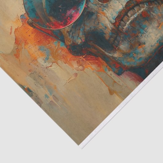 Papier Mousseline Voler Skeleton5 (Détail)