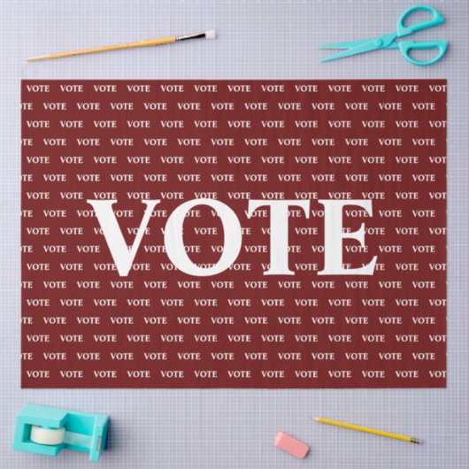 Papier Mousseline Vote (Artisanat)