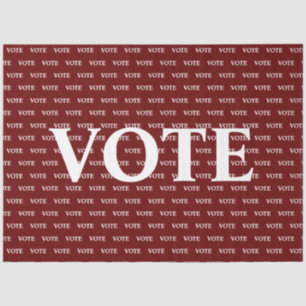 Papier Mousseline Vote