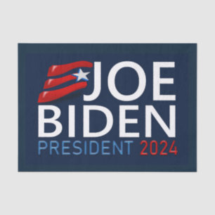 Papier Mousseline Vote Joe Biden élection du président 2024