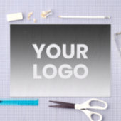 Papier Mousseline Votre logo et le dégradé de couleur modifiable mod (Artisanat)