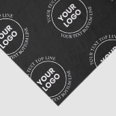 Papier Mousseline Votre logo et votre texte modifiable | Motif répét (Détail)