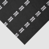 Papier Mousseline Votre logo | Motif de bande profilée horizontale (Détail)