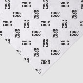 Papier Mousseline Votre logo | Motif répété de substitution simple (Détail)