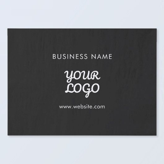 Papier Mousseline Votre logo Nom d'entreprise et site Web ou Slogan