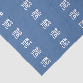 Papier Mousseline Votre logo ou image | Motif de bandes verticales (Détail)