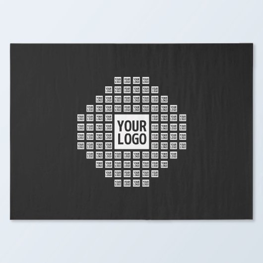 Papier Mousseline Votre logo ou image | Motif moderne unique