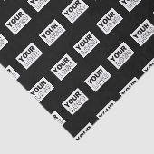 Papier Mousseline Votre logo ou votre conception | Arrière - plan de (Détail)