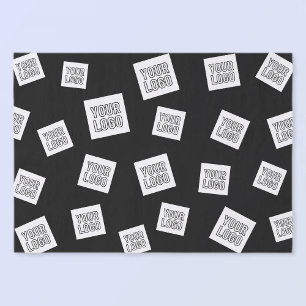 Papier Mousseline Votre logo, photo ou autre image Placement aléat