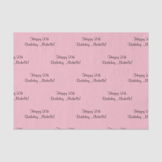 Papier Mousseline Votre message choisissent la couleur (Recto)