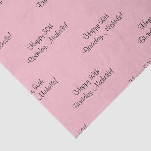 Papier Mousseline Votre message choisissent la couleur (Détail)