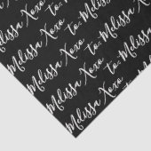 Papier Mousseline Votre nom (Détail)