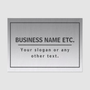 Papier Mousseline Votre nom d'entreprise ou marque, etc.