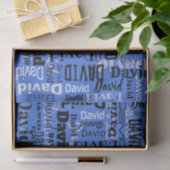 Papier Mousseline Votre NOM Papier Cadeau Papier Cadeau Papier Tissu (Cadeau)