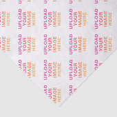 Papier Mousseline Votre propre Motif d'image de logo (Détail)