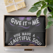 Papier Mousseline Vous avez une belle âme Satanic Baphomet (Cadeau)