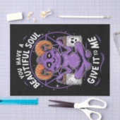 Papier Mousseline Vous avez une belle âme Satanic Baphomet (Artisanat)