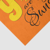 Papier Mousseline Vous êtes mon soleil (Détail)