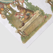 Papier Mousseline Vous souhaitant de Joyeuses Pâques (Détail)