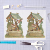 Papier Mousseline Vous souhaitant de Joyeuses Pâques (Artisanat)