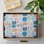 Papier Mousseline Voyage dans le monde (Cadeau)