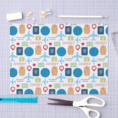 Papier Mousseline Voyage dans le monde (Artisanat)