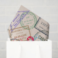Voyage de timbres de passeport