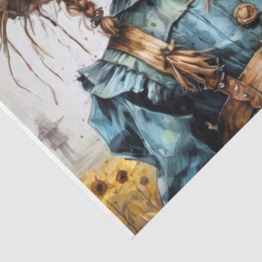 Papier Mousseline Voyage Tornado - Découpage (Détail)