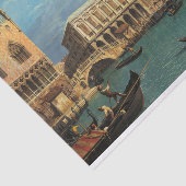 Papier Mousseline Vue de la Riva degli Schiavoni Venice (Détail)