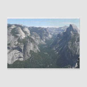 Papier Mousseline Vue depuis Glacier Point dans le parc national de