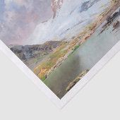 Papier Mousseline Vue du Cervin, Découpage (Détail)