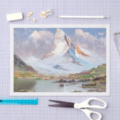 Papier Mousseline Vue du Cervin, Découpage (Artisanat)