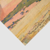 Papier Mousseline Vue du Mont Carmel, Utah par Maynard Dixon (Détail)