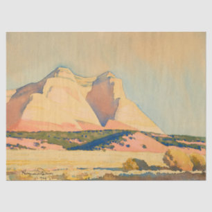 Papier Mousseline Vue du Mont Carmel, Utah par Maynard Dixon