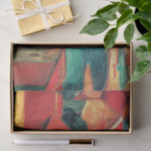 Papier Mousseline Vue d'une baie par Else Berg (Cadeau)