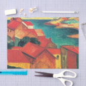 Papier Mousseline Vue d'une baie par Else Berg (Artisanat)