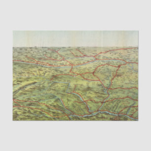 Papier Mousseline Vue Grandes Plaines de Birdseyes