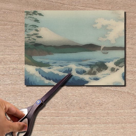Papier Mousseline Vue sur la mer depuis Satta Point