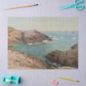 Papier Mousseline Vue sur la mer (Paysage côtier) (Marine) (Artisanat)