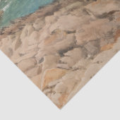 Papier Mousseline Vue sur la mer (Paysage côtier) (Marine) (Détail)