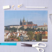 Papier Mousseline Vue sur la vieille ville et le château de Prague, (Artisanat)