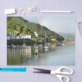 PAPIER MOUSSELINE VUES DES ALLES (Artisanat)